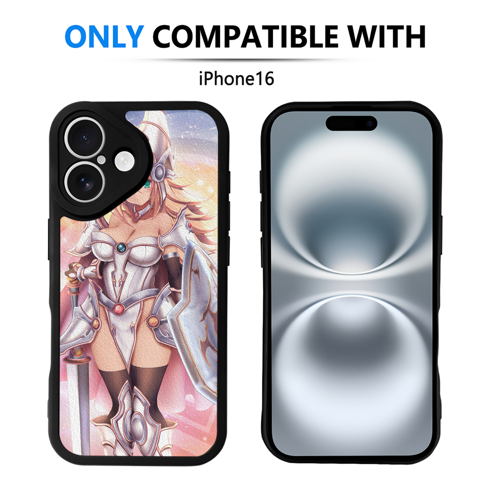 （画像用） 遊☆戯☆王 Yu-Gi-Oh! 【iPhone 16シリーズ対応】シリコンスマホケース（レザー調） 材質：シリコン